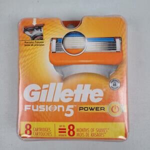 Gillette Fusion 5 Razor Blades - 8 Cartridges Proglide/Proshield Compatible Pow